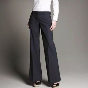 Theory wide leg charcoal trouser pants Emery Dale